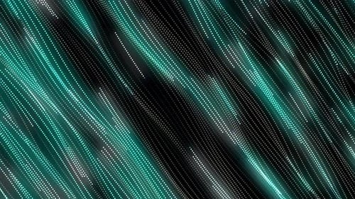 Flowing Digital Lights Abstract Futuristic Background