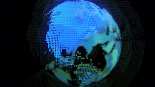 Dotted Globe Loop 4K