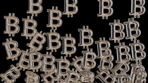 Bitcoin Transition 3D Chrome