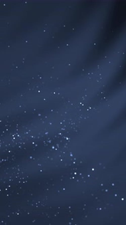 Abstract Glowing Dust Particles Swirling Loop Background