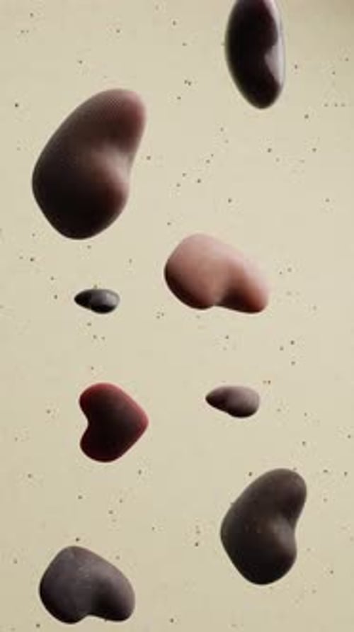 Elegant Floating Hearts Background for Love and Celebration