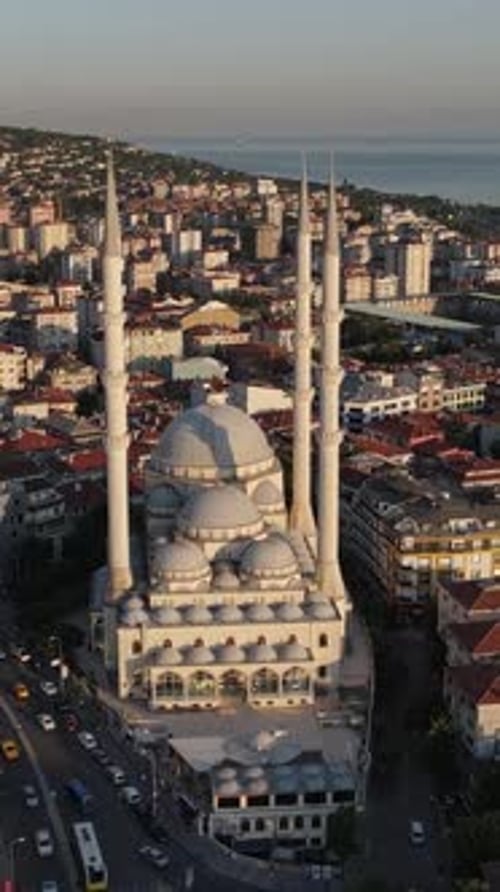 Urban Mosque Sunset
