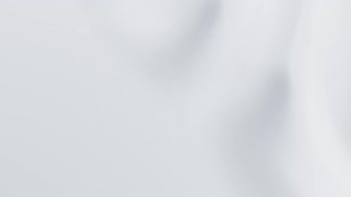 Abstract Reflective Ripples on White Surface Milky Water Waves Satin Crumples Loop 3d Render