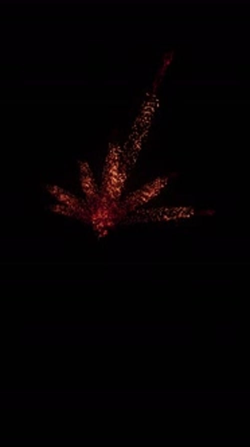 Dynamic Abstract Particle Burst Reveal Transition