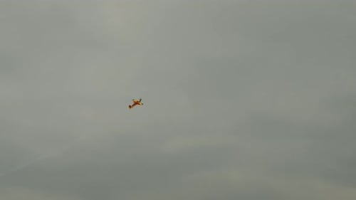 Hawks of Romania Fly above people and the airport at Bucharest International Air Show.