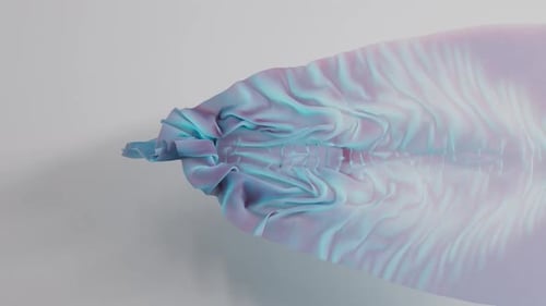 Fluid Fabric Sphere Reveal Transition