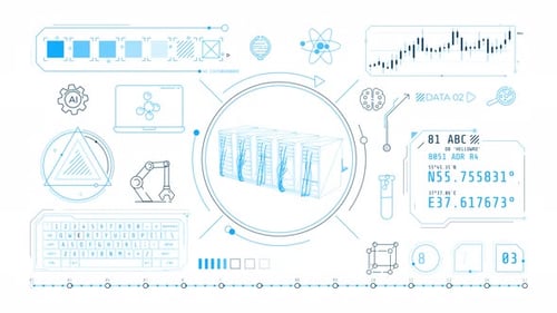 Dynamic Animation on the Theme of Scientific Data Storage