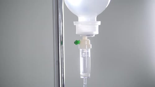 Drop Counter Close Up Dropper in the Hospital