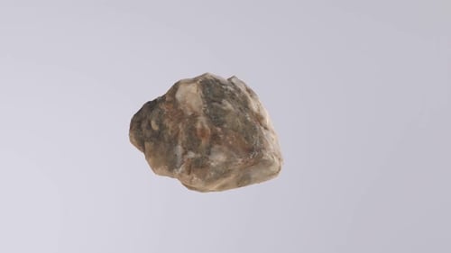 Rock 3d object rotating loop