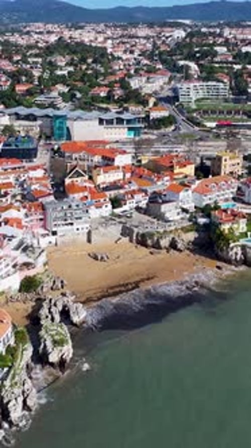 Cascais Skyline At Cascais In Lisbon District Portugal.