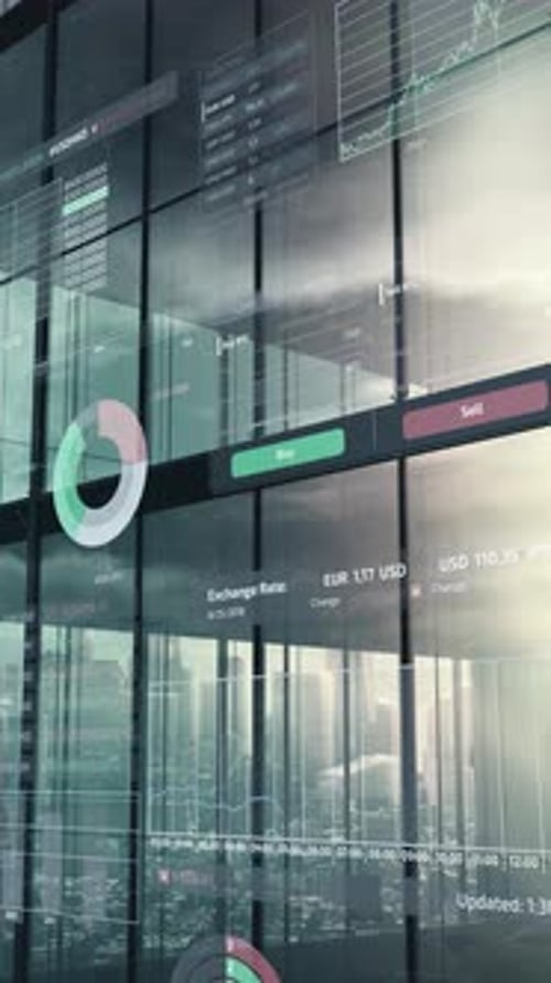 Stock Exchange Data and Trading with a Skyscraper in the Background