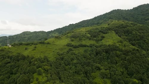 Big Green mountain with stunning panoramic view from up