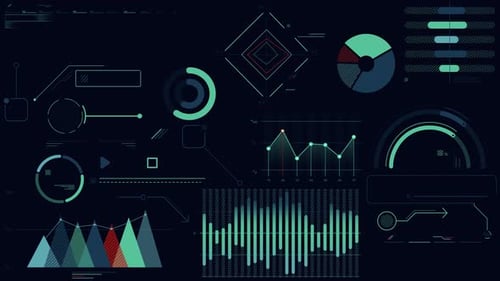 Animated Set of Infographic Elements and Charts