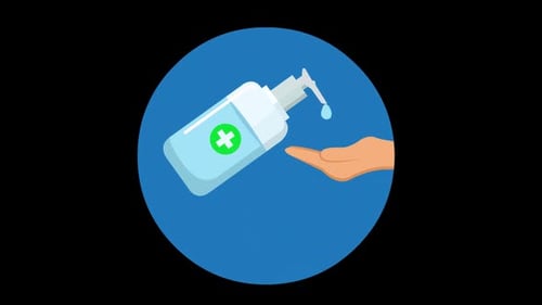 Animation zur Händehygiene