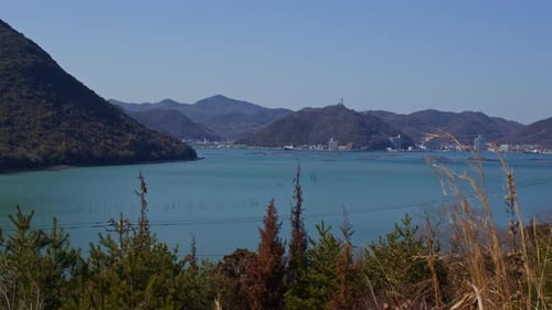 View Across the Water in Kakuijima, Okayama Prefecture.