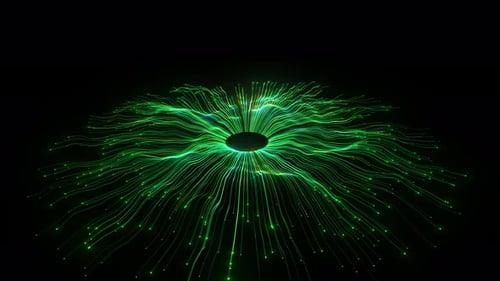 Fiber optic Global Connection network Ai line circuit technology Data Transfer abstract 5g back