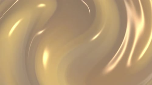 Shimmering Golden Liquid Swirl Background