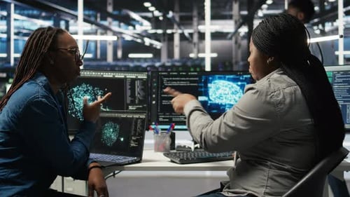 Data Center Engineering Team Deploying AI Solutions Optimizing Gear