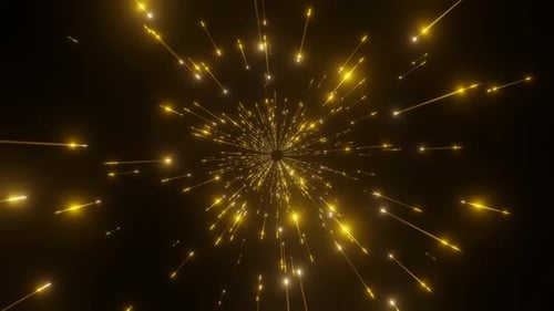 Gold Moving Glitter Background Vj Loop In 4K