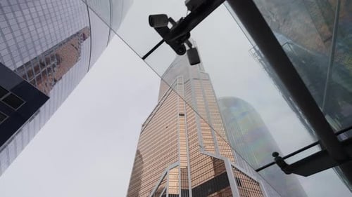 Impressive Skyscrapers in Modern Urban Cityscape