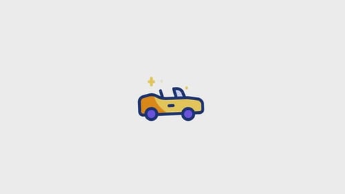 New Car Animated Icon