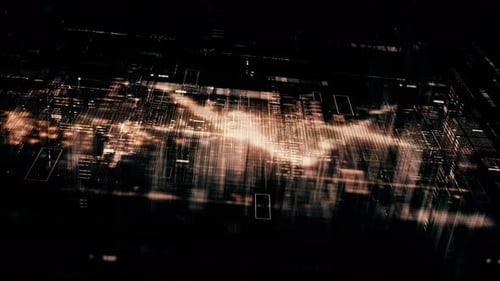 Futuristic Digital Grid Background for Technology and Data Concepts