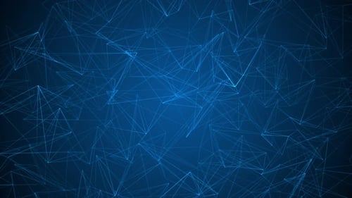 Blue Plexus Futuristic Technology Background Loop V2