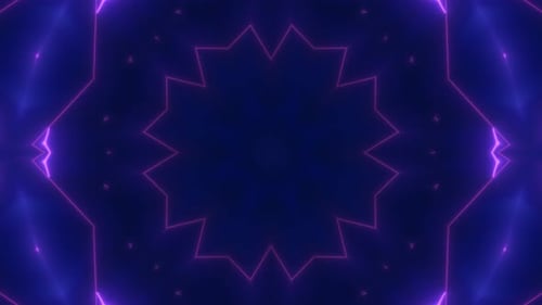 Fondo de animación de neón suave