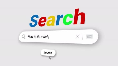 Comment nouer une cravate ? dans la barre de recherche et cliquez sur Rechercher