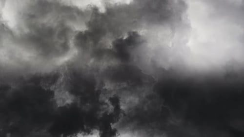 lightning strike in a thunderstorm.