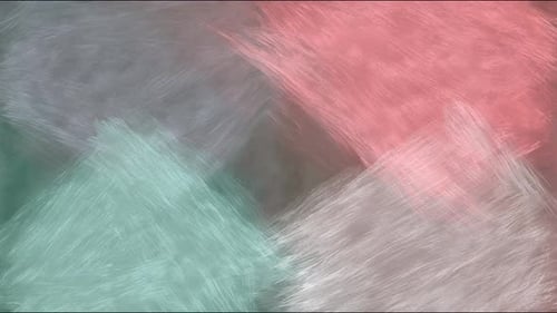 Pastel brush strokes drifting across soft canvas background hand drawn digital seamless loop animati