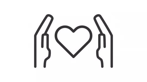 Animated Care Linear Icon