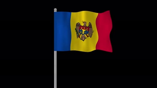 Moldova National Flag