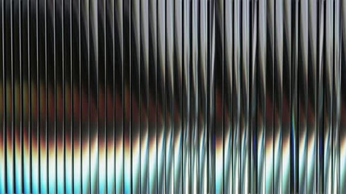 Art abstrait à rayures en miroir