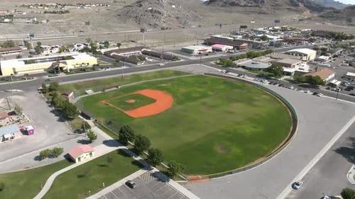 Arial View of the Baseball Field Near Salt Lake City