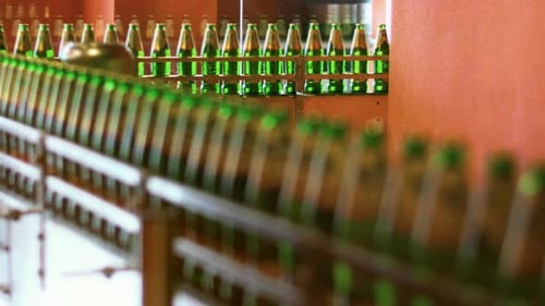Automated Beer Bottling Production Line