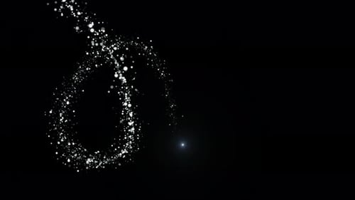 Fundo de partículas cintilantes