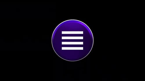 3D Spinning Hamburger Menu Icon Animation