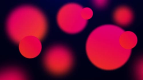 Modern Abstract Blurred Circles Background Animation