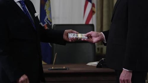 Money In Politics - exchange of United States Cash HD