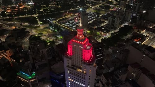 Farol de Santander em São Paulo, em São Paulo, Brasil.