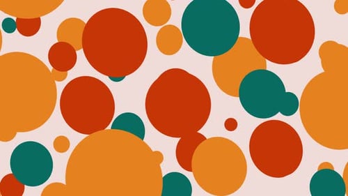 Seamless Pattern With Animated Geometric Background