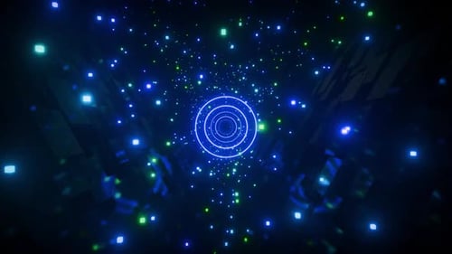 Visual-loop abstract video motion background