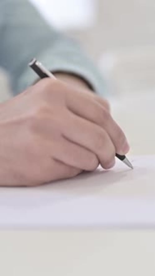 Writing on Paper, vertical video