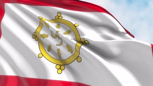 Weht die Flagge von Sikkim