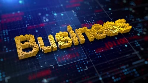 Pixelated Word Business