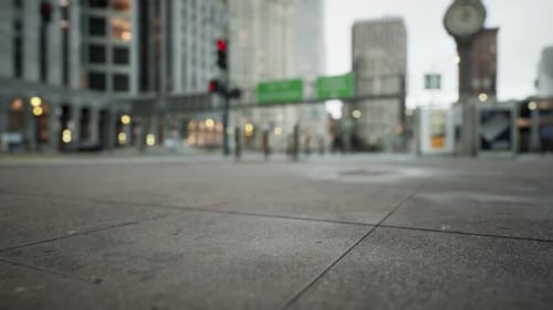 Stunning Hyper Lapse of Downtown Area