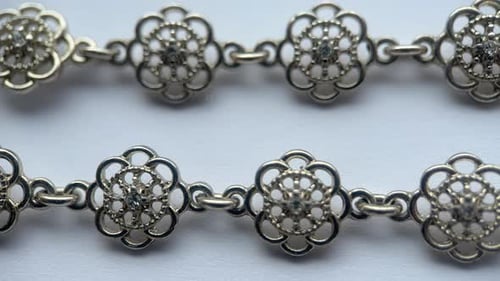Silver Womens Bracelet, Slider Shot