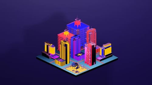City building isometric