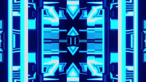 Ice Blue With Cyan Animated Background Vj Loop For Party With Bright Lines